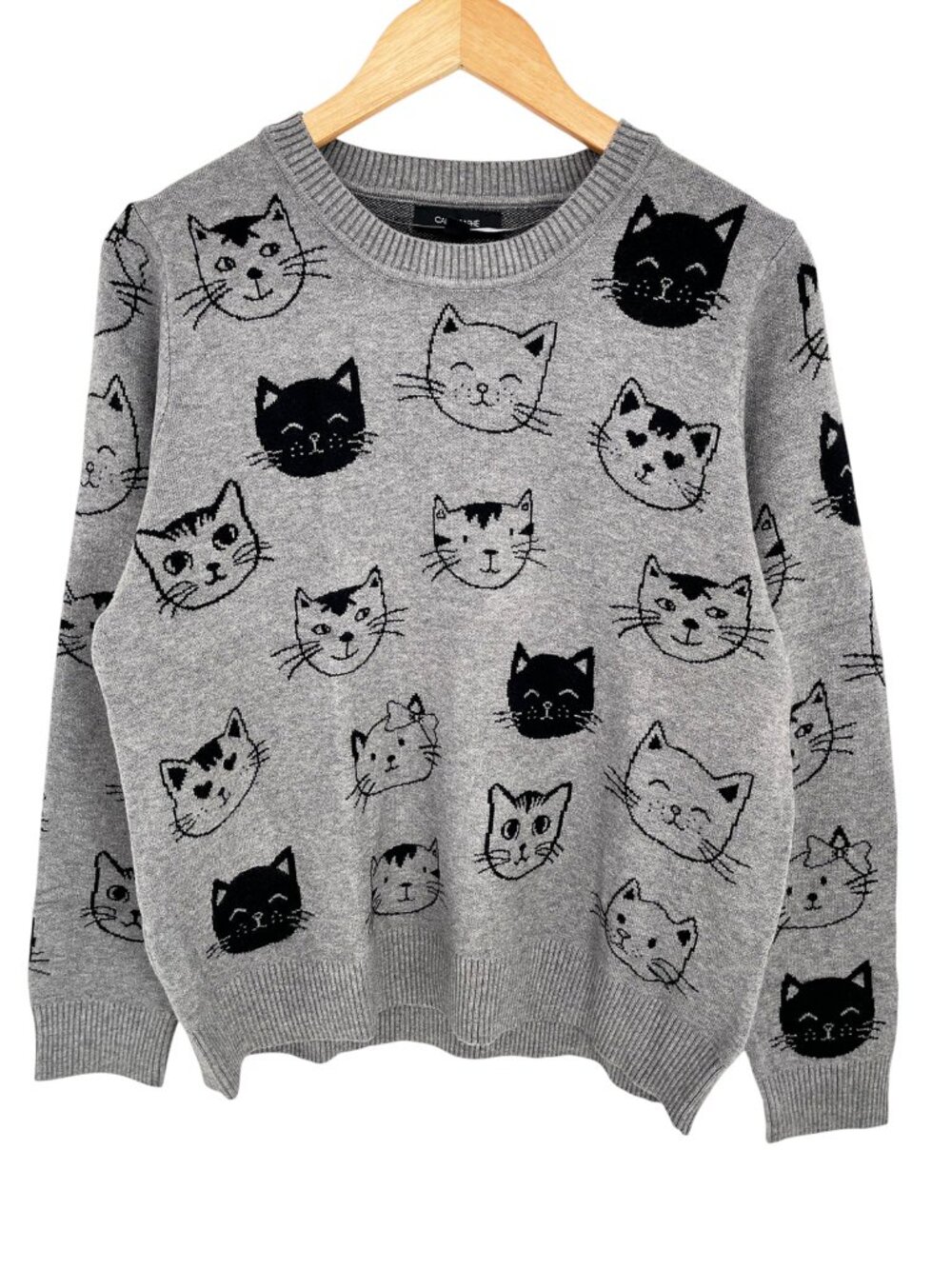 Calligraphie Women’s Cat Sweater XL NWT